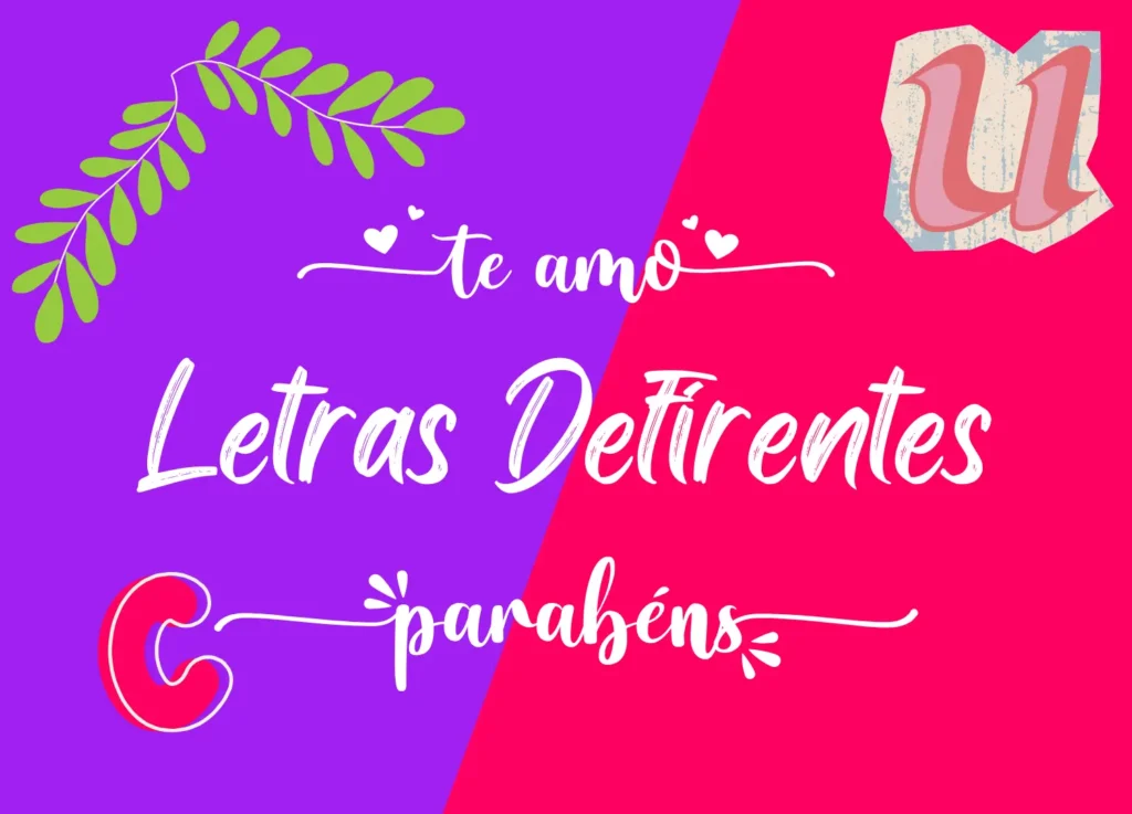 letras diferentes 